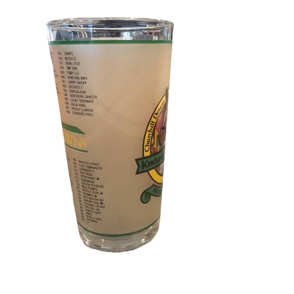 1987 12 oz Mint Julep Glass‎ 113th Kentucky Derby, Churchill Downs Vintage